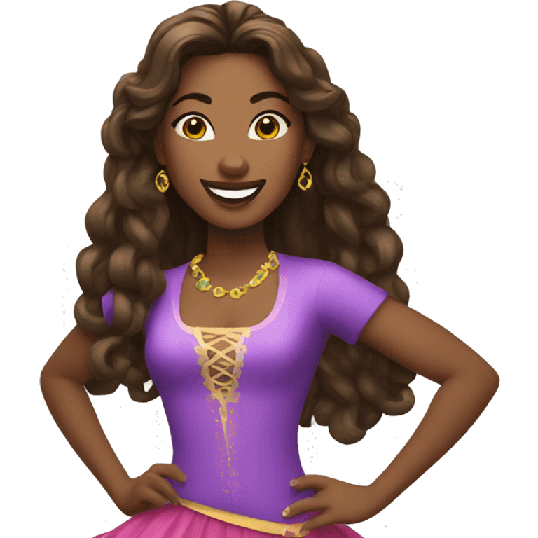 princesse au zumba emoji