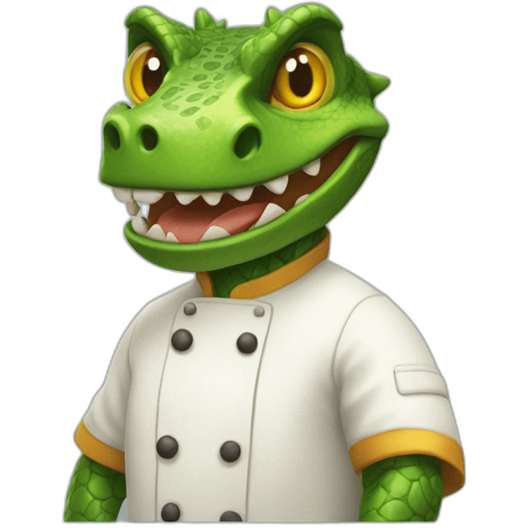 lizardman chef emoji