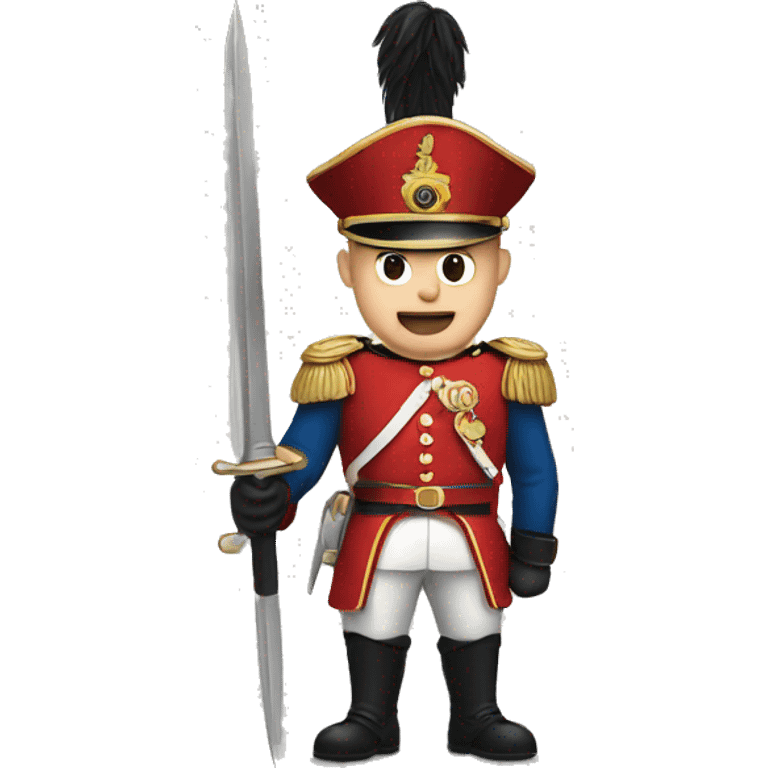 Royal guards of great britain surprised emoji