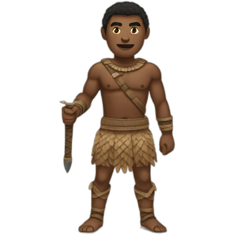 Fijian Warrior emoji