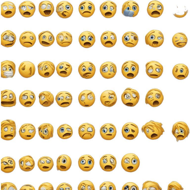 Confused smiley emoji