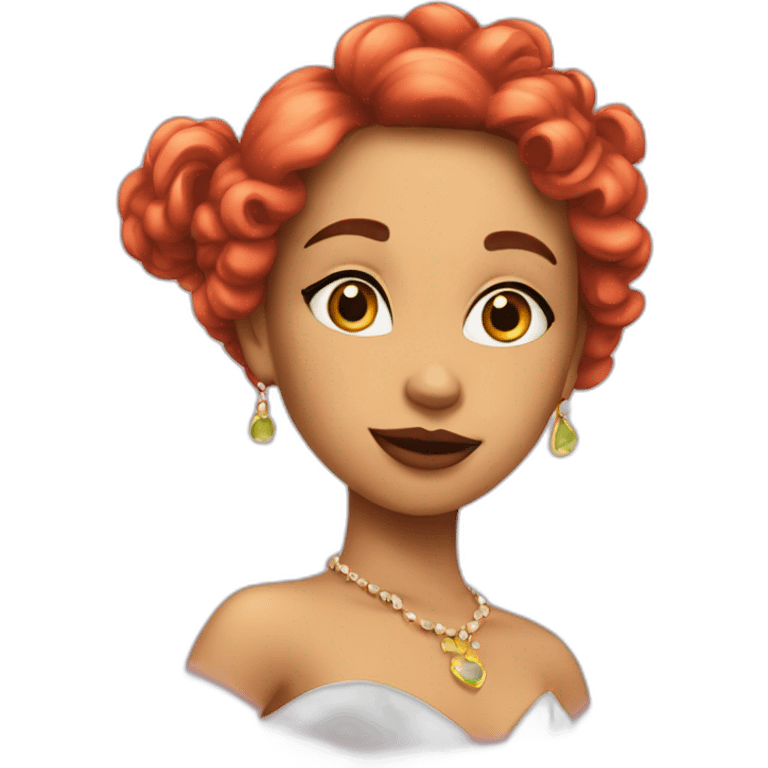 Chica coquette emoji