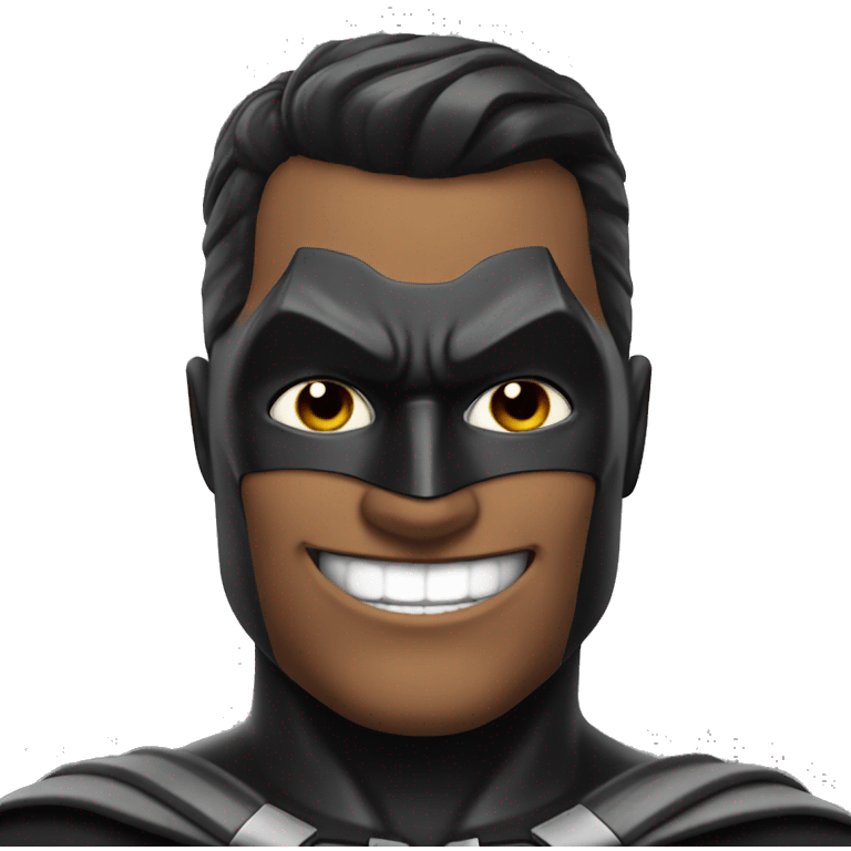 Smiling batman wnk emoji