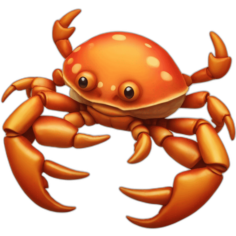 Clown crab emoji