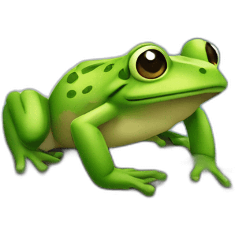 Grenouille sur montagne emoji