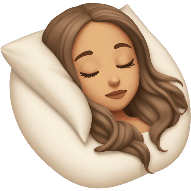 Ariana Grande sleeping emoji