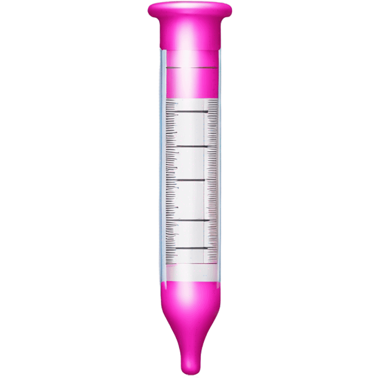 pink syringe emoji