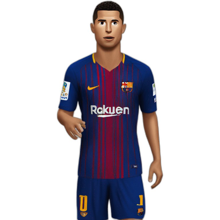 Ronaldo Barcelona  emoji