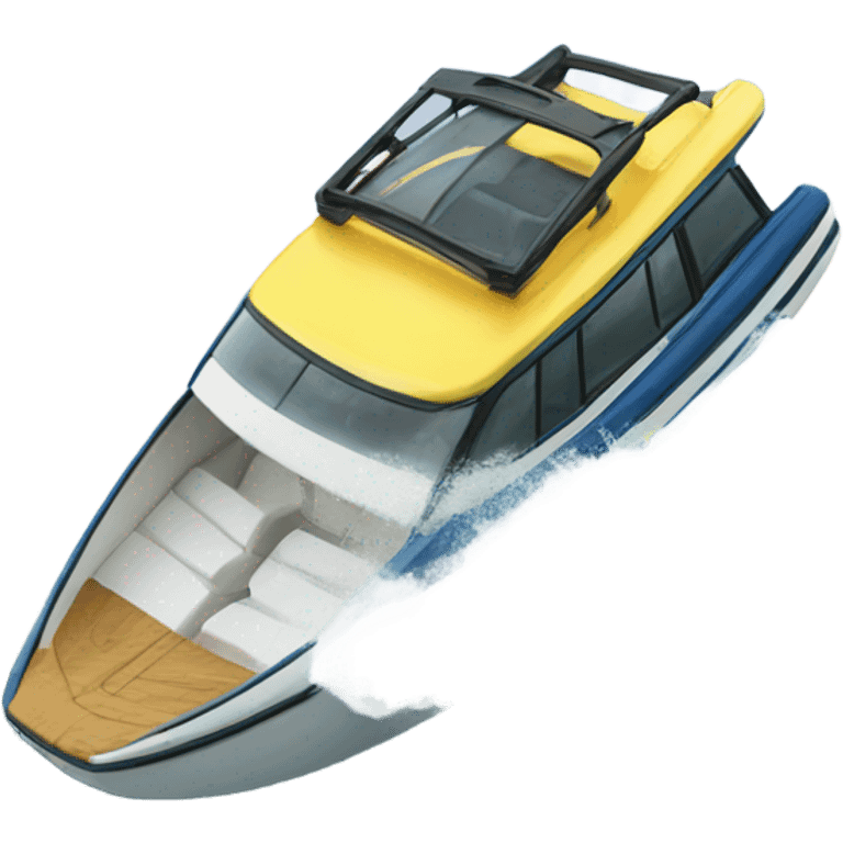 Wake surf boat sinking emoji