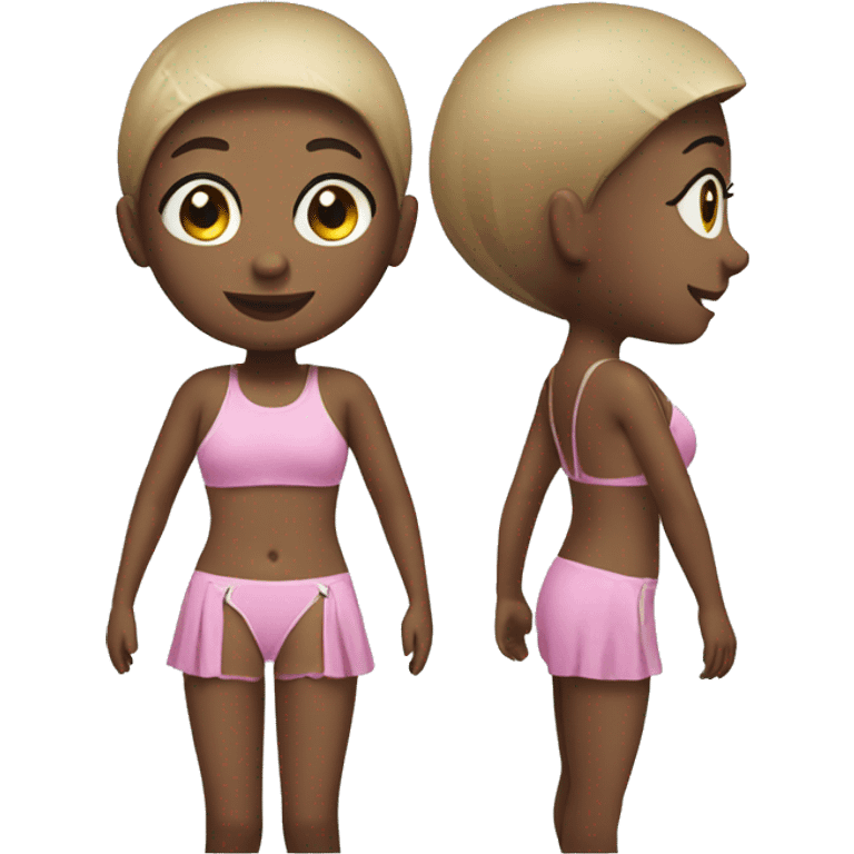 Girl wearing swimming costume  emoji