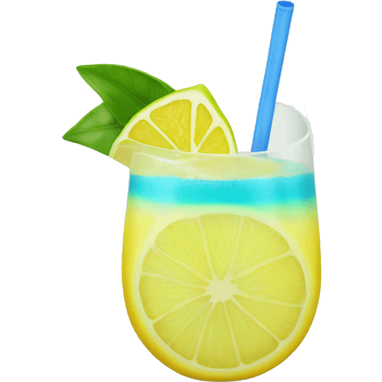 limonada azul emoji