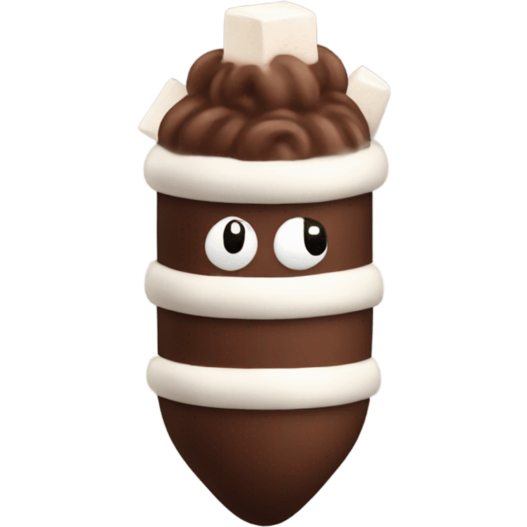 cocoa with marshmallow cocoa with marshmallow emoji