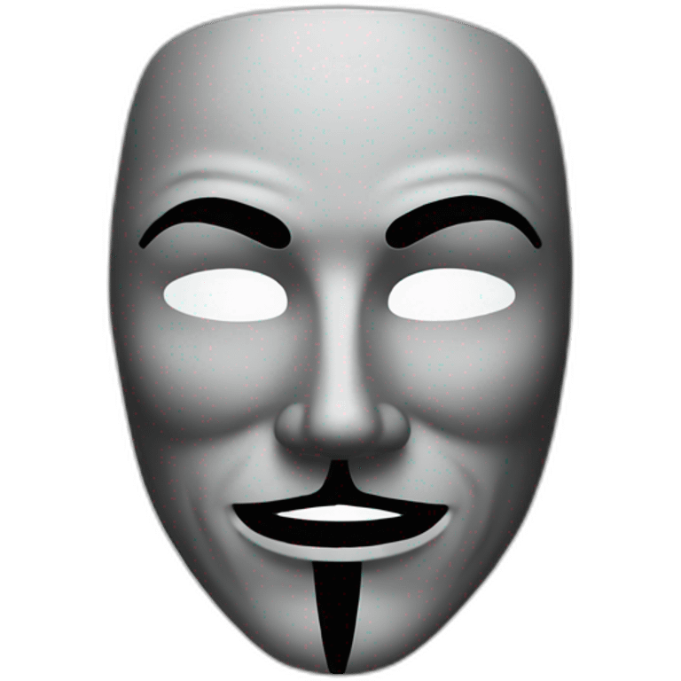 Anonymous mask emoji