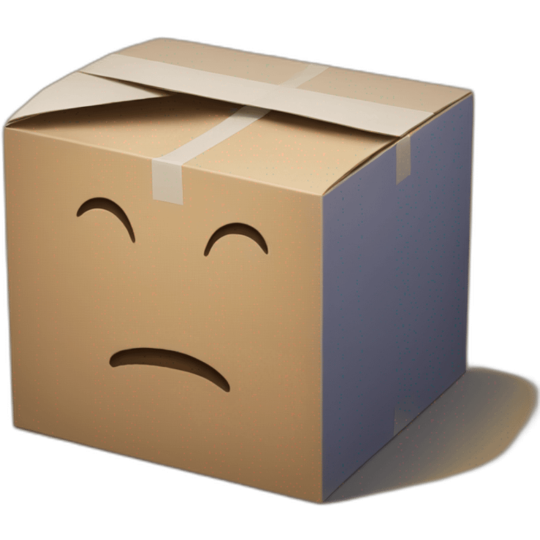 box facing forward emoji