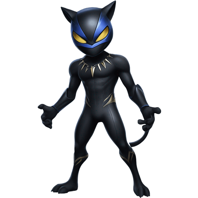 greninja as black panther  emoji