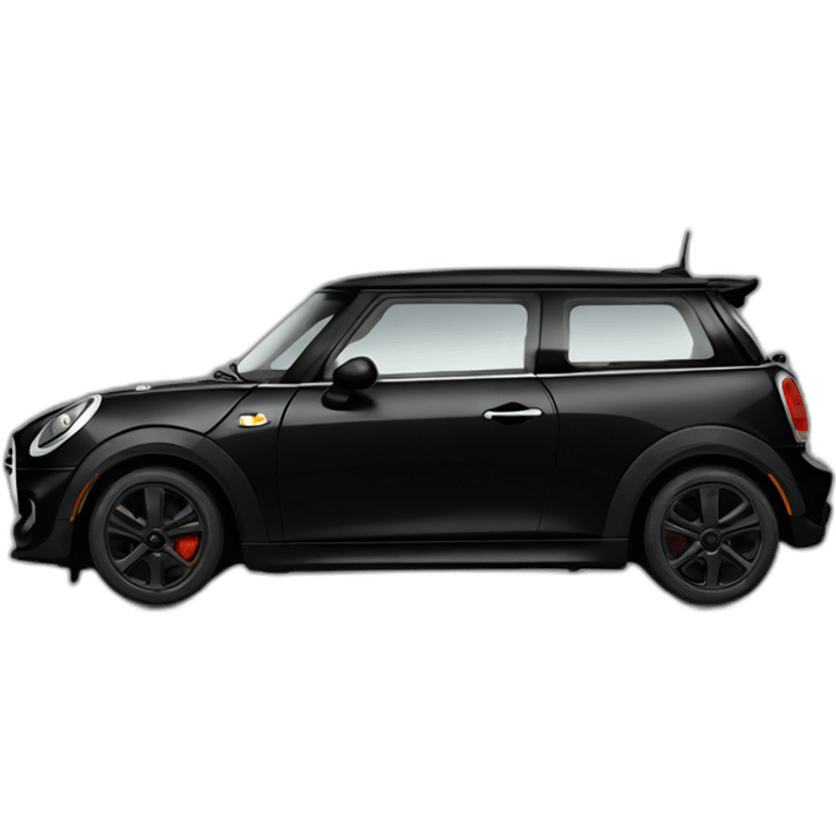 mini cooper black emoji