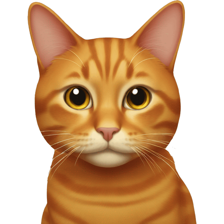 fall inspired ginger cat emoji