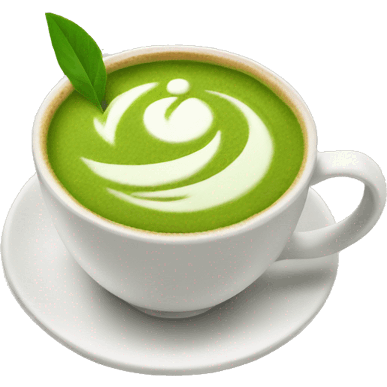 Matcha latte  emoji