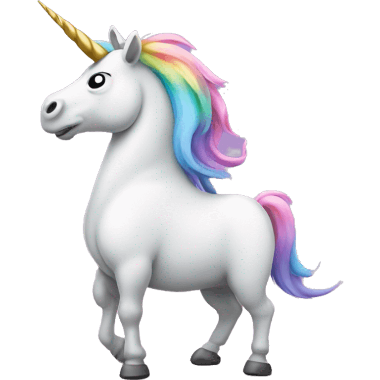 unicorn that is farting  emoji