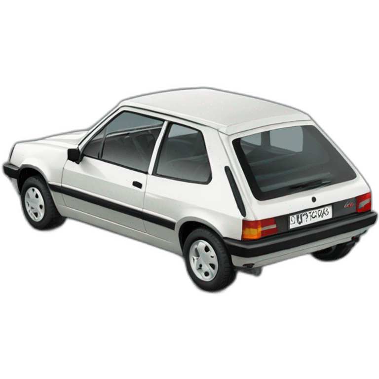 peugeot 205 griffe vert emoji