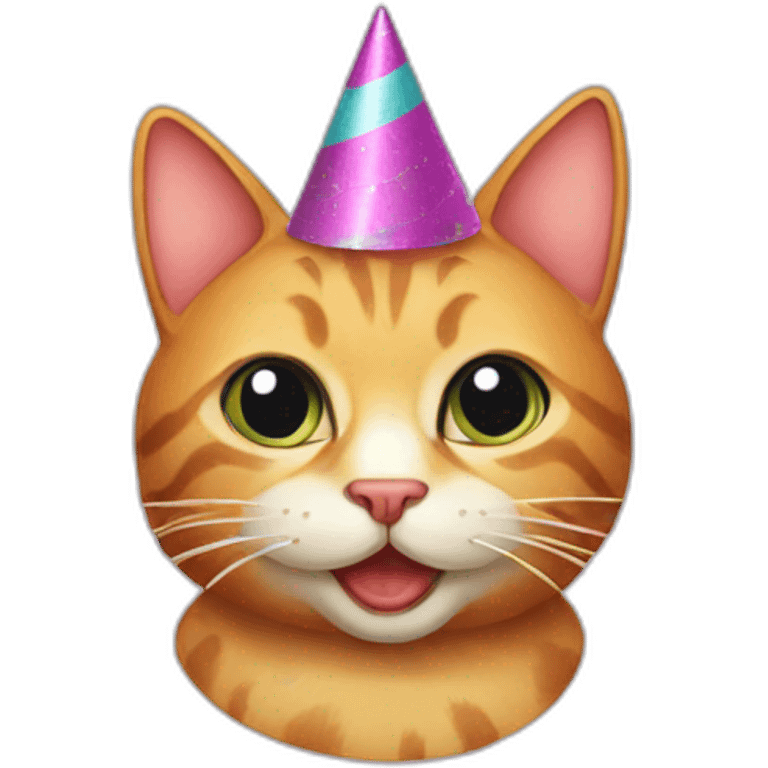 cat party hat emoji