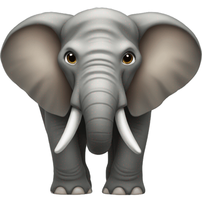 Three heads elephant emoji