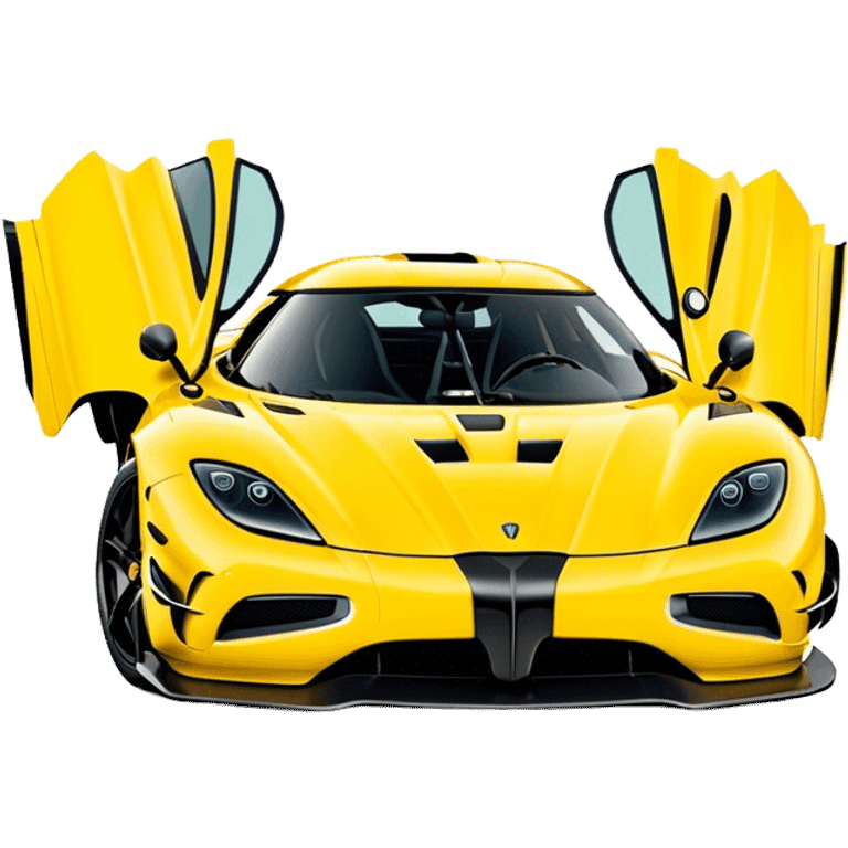 Koenigsegg Agera RS - Koenigsegg (Model Year: 2020) (Iconic colour: Yellow) emoji