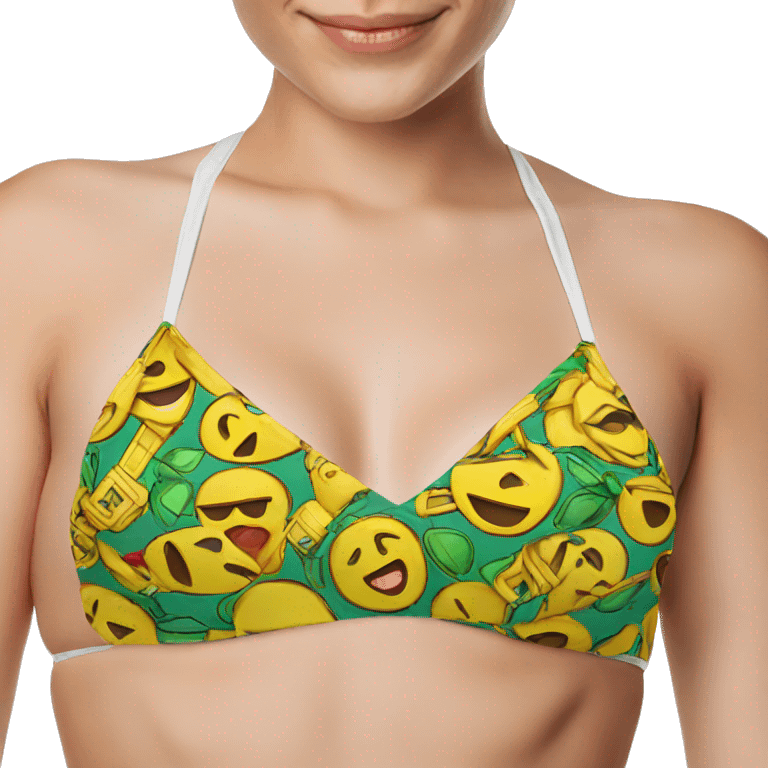 Woman bikini top emoji