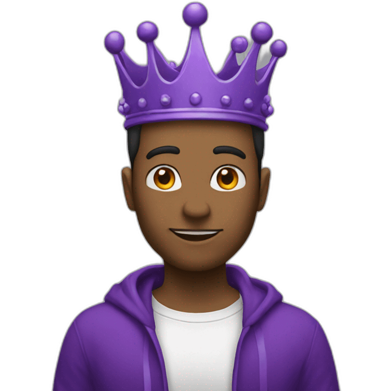 purple CROWN  emoji