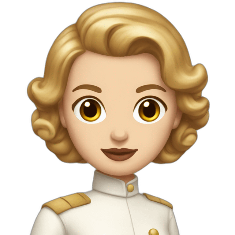 Grace kelly science fiction light brown hair emoji