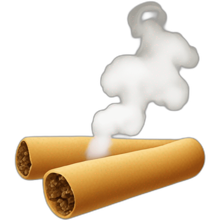 Joint avec de la fumée emoji