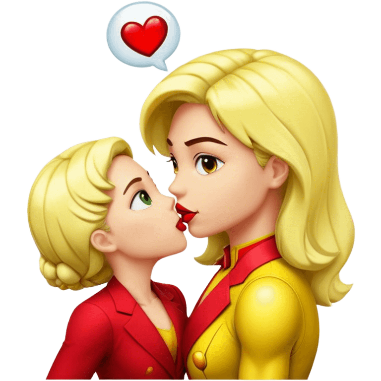 The Flash in Kiss She Flash Girl Romantic Hulk Mix "3d Emoji Old" emoji