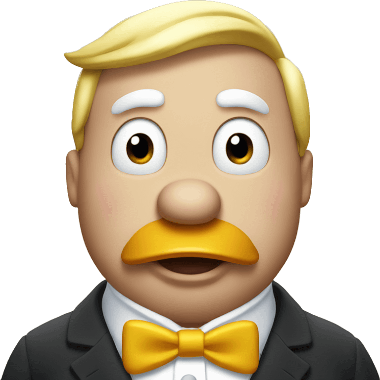 Fat Donald Duck  emoji