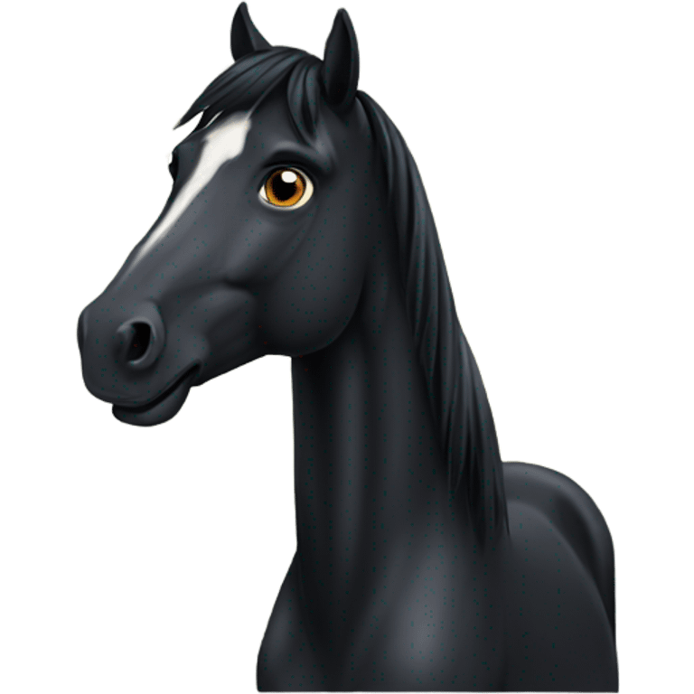 Black horse emoji