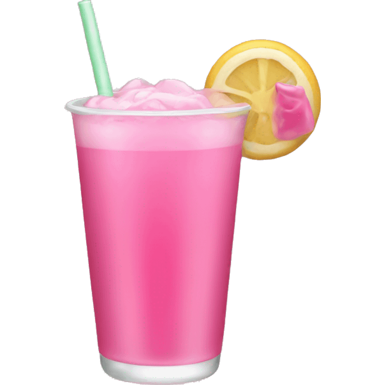 Pink drink emoji