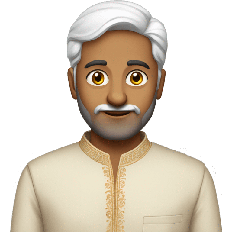 Indian man in kurta pajama ful emoji