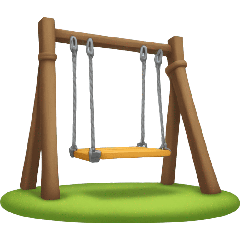 Swing set emoji