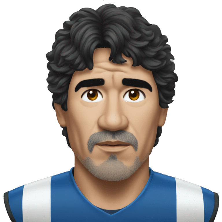 Maradona hacer emoji