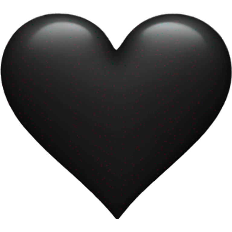 Black heart emoji