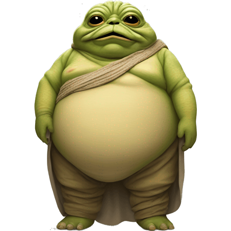 Jabba the Hutt from Star Wars full body emoji