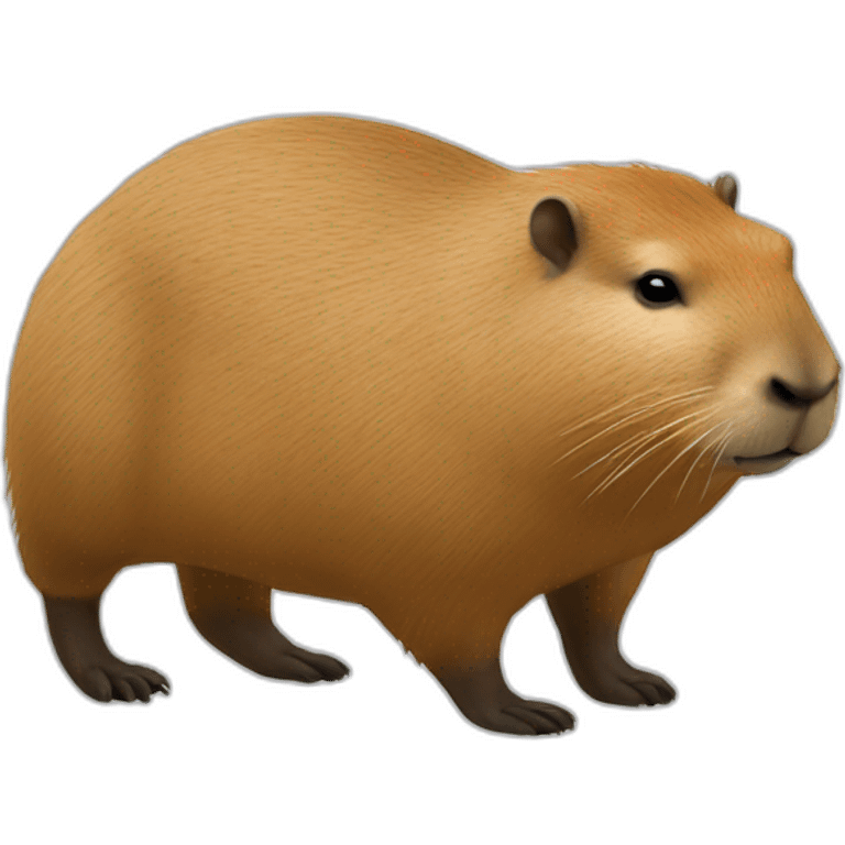 capybara-(proportional)calm-(realistic) emoji