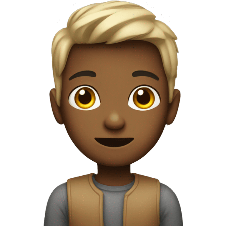 a boy whetish coloured skin emoji