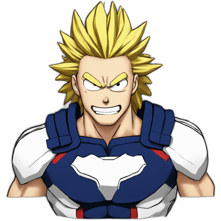 All might my hero academia motivated emoji