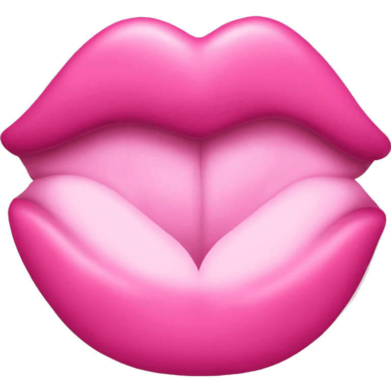 pink kiss emoji