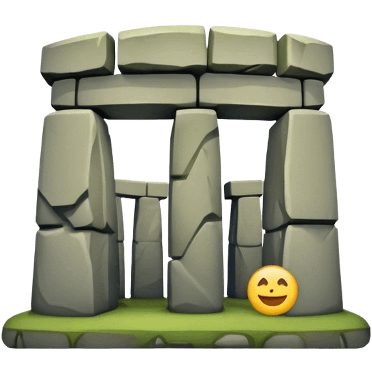 Cinematic Realistic Stonehenge Emoji emoji