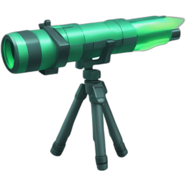 futuristic Gamma Ray bazooka emoji