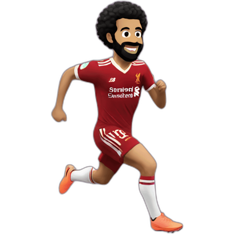 Mo salah running emoji