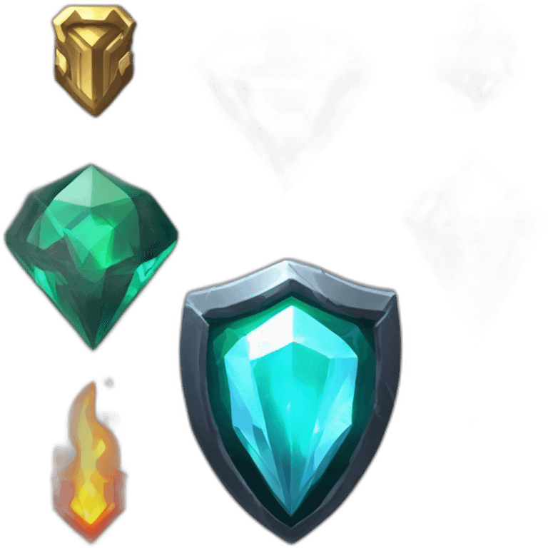 Pixel Battle Badge Winter Cold Diamond Obsidian Emerald Flame Shiny Glow Reward Legendary Unique Epic Mystery emoji