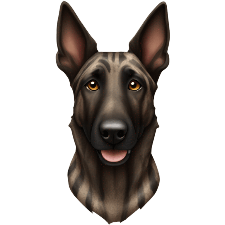 Brindle Dutch shepherd  emoji