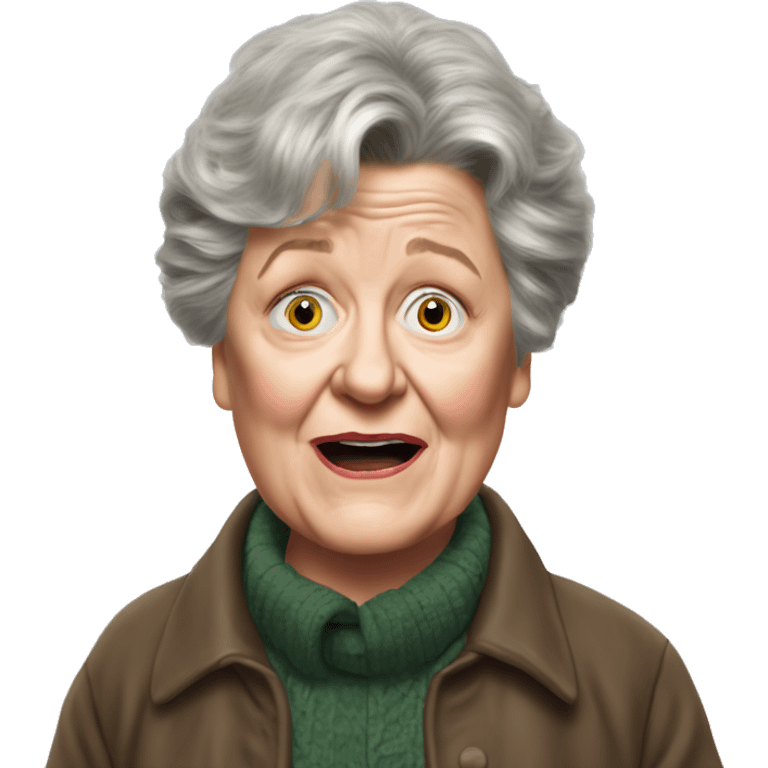 Brenda Fricker movie home alone realistic emoji